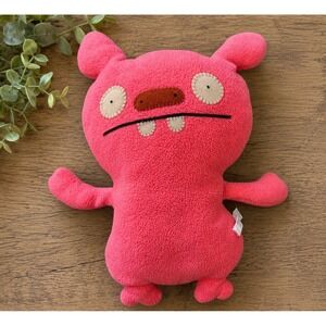 Uglydoll Puglee 14 Inch 2007 Pretty Ugly Pink Pig Plush Sun-Min Kim